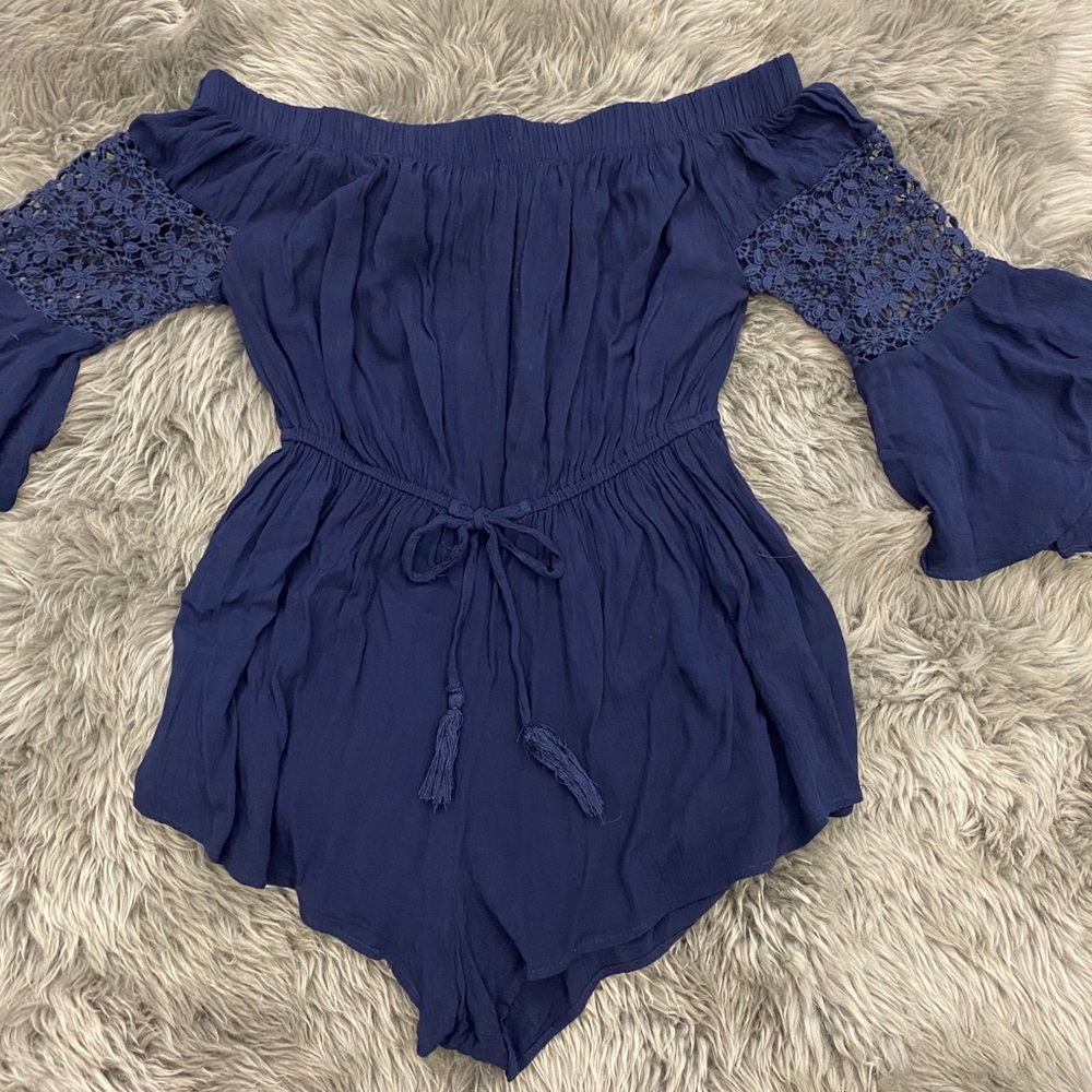 Super Cute Off The Shoulder Jumpsuit